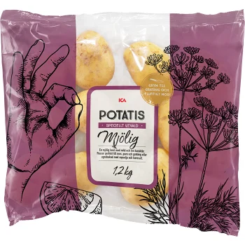 Potatis Mjölig 1.2kg Klass 1 ICA.