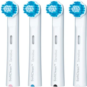 Tandborstrefill Sensitive 4-pack Jordan.