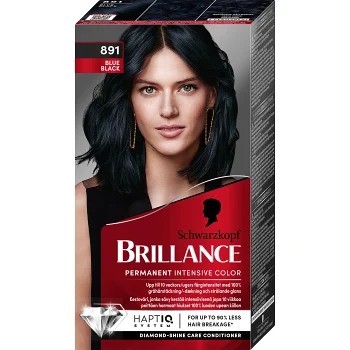 891 Blåsvart Hårfärg 1-p Brilliance Schwarzkopf.
