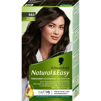 Hårfärg Natural &amp; Easy Frostig Mörkbrun 583 1-p Schwartzkopf.