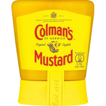 Original Mustard squeezy 150g Colmans.