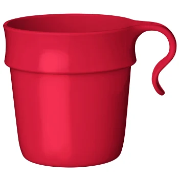 Picnicmugg Röd 30cl ICA.