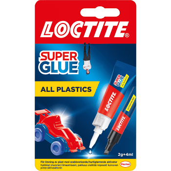 Lim Super Glue All Plastics 2g+4ml Loctite.