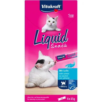 Kattgodis Liquid Snack Omega 3 6-p 90g Vitakraft.