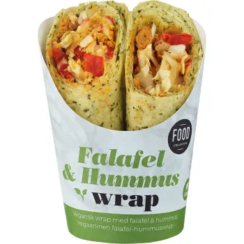 Wrap Falafel och Hummus 195g Food Collective.