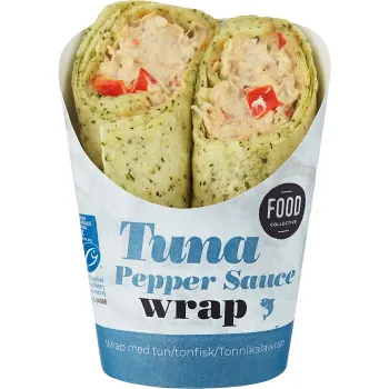 Wrap Tuna och Peppar Sauce 185g Food Collective.