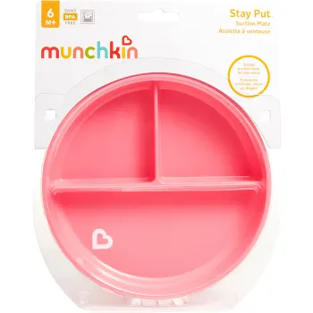 Tallrik sugpropp med 3 fack 1-p Munchkin.