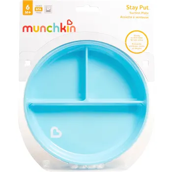 Tallrik sugpropp med 3 fack 1-p Munchkin.