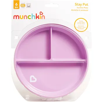 Tallrik sugpropp med 3 fack 1-p Munchkin.