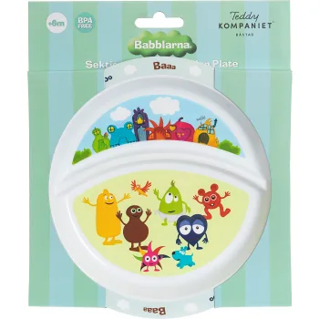 Sektionstallrik Babblarna.