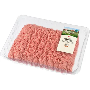 Fläskfärs Färsk Finmald 20% ca 1,6kg ICA.