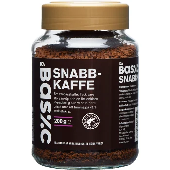 Snabbkaffe 200g ICA Basic.