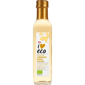 Vitvinsvinäger Ekologisk Condimento Bianco Italiano 250ml ICA I love eco.