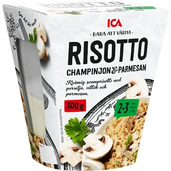Färdigmat Risotto Champinjon &amp; Parmesan 300g ICA.