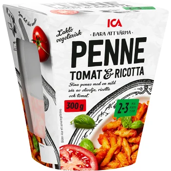 Färdigmat Penne Tomat &amp; Ricotta 300g ICA.
