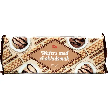 Wafers Chokladsmak 175g ICA.