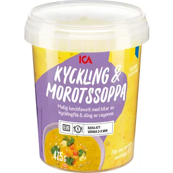 Kyckling och Morotssoppa 475g ICA.