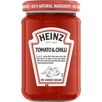 Pastasås Tomat Chilli 350g Heinz.