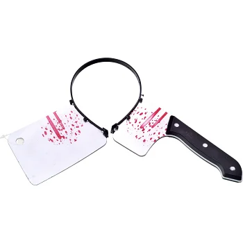 Diadem kniv m blod 20cm Festive.