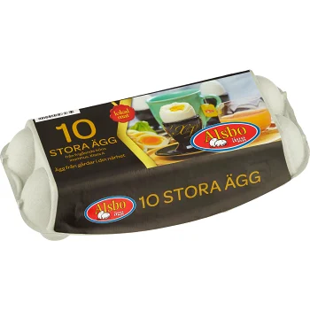 Ägg XL 10-pack Alsbo Ägg.