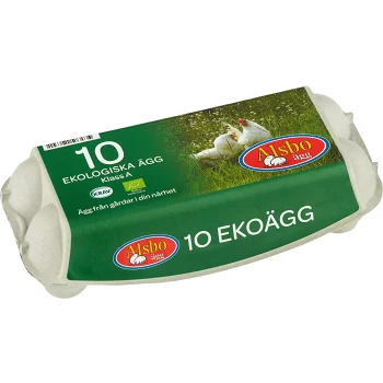 Ägg M/L 10-pack Alsbo Ägg.
