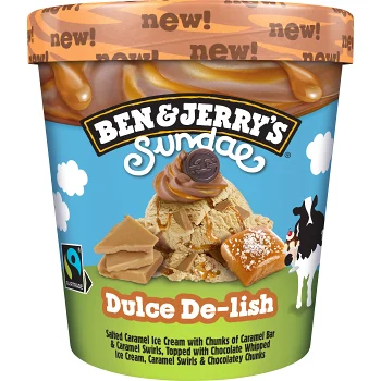 Dulce de-lish 427ml Ben &amp; Jerrys.