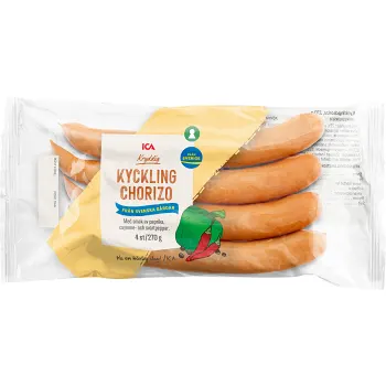 Kycklingkorv Chorizo 270g ICA.