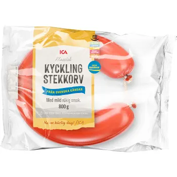 Kycklingstekkorv 800g ICA.