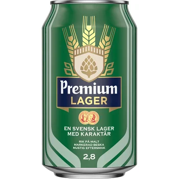 Öl Premium Lager 2,8% 33cl Spendrups.