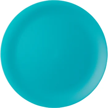 Plasttallrik Aqua 25cm ICA.