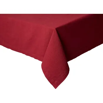 Bordsduk Isa Röd 140x250cm ICA.