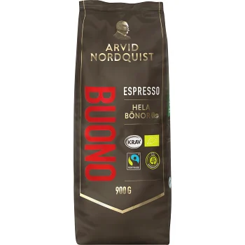 Espresso Buono Hela Bönor 900g Arvid Nordquist.