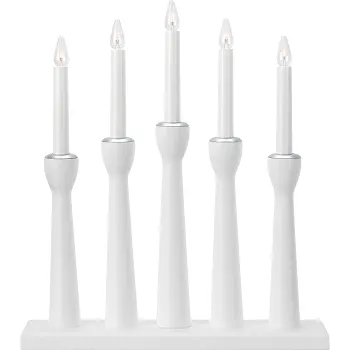 Elljusstake Sara Vit 5L Markslöjd.