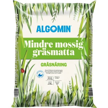 Mindre Mossig Gräsmatta 6,5KG Algomin.