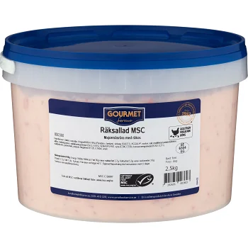 Räksallad MSC 2,5kg Gourmet Service.