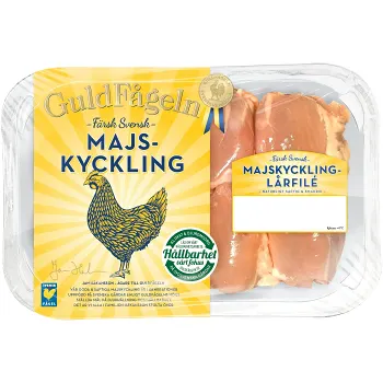 Majskyckling Färsk Lårfilé ca 600g Guldfågeln.