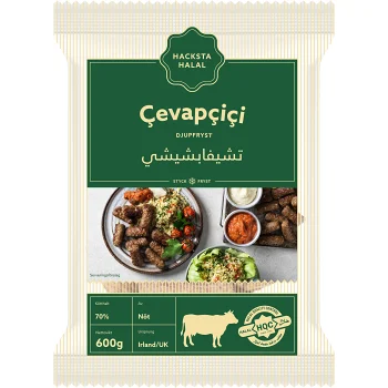 Cevapcici 600g Hacksta Halal.