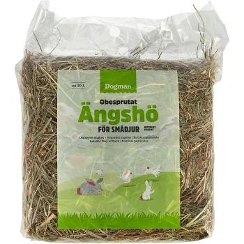 Ängshö för smådjur 10l Dogman.
