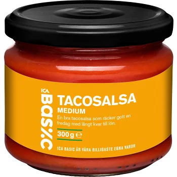 Tacosalsa Medium 300g ICA Basic.