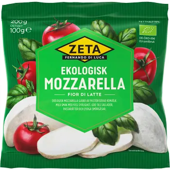 Mozzarella Ekologisk 200g Zeta.