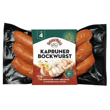 Korv Kapruner Bockwurst 380g Helmut Walch Charkuteri.