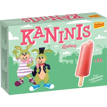 Isglass Kaninis Tuttifrutti 10-p Triumf Glass.