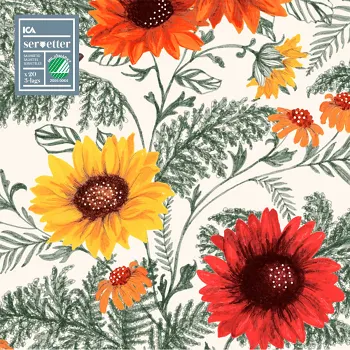 Servett 33cm Sun ICA.