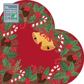 Servett Hjärta 8p airlaid.