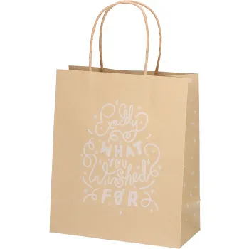 Presentpåse Wished 19x22cm.