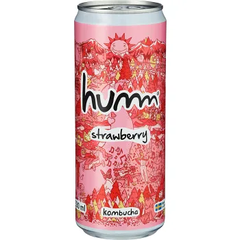 Kombucha 330ml Strawberry Humm.