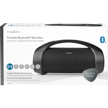Högtalare Party Boombox Svart Nedis.