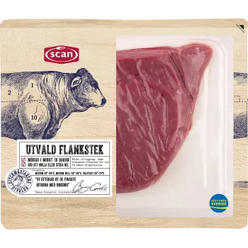 Flankstek utvald ca 640g Scan.