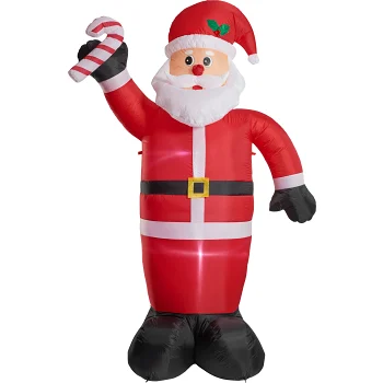 Jultomte uppblåsbar m/8 LED Day.