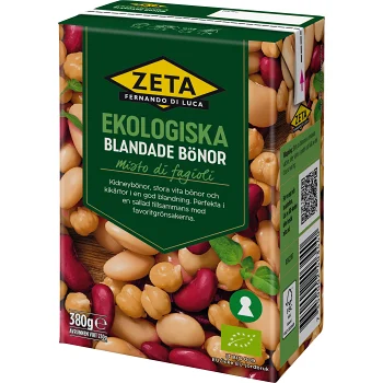 Blandade Bönor Ekologisk 380g Zeta.